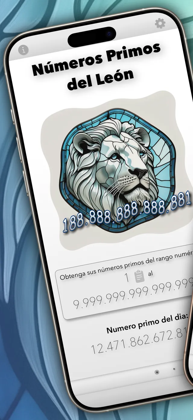 app screenshot Números Primos del León